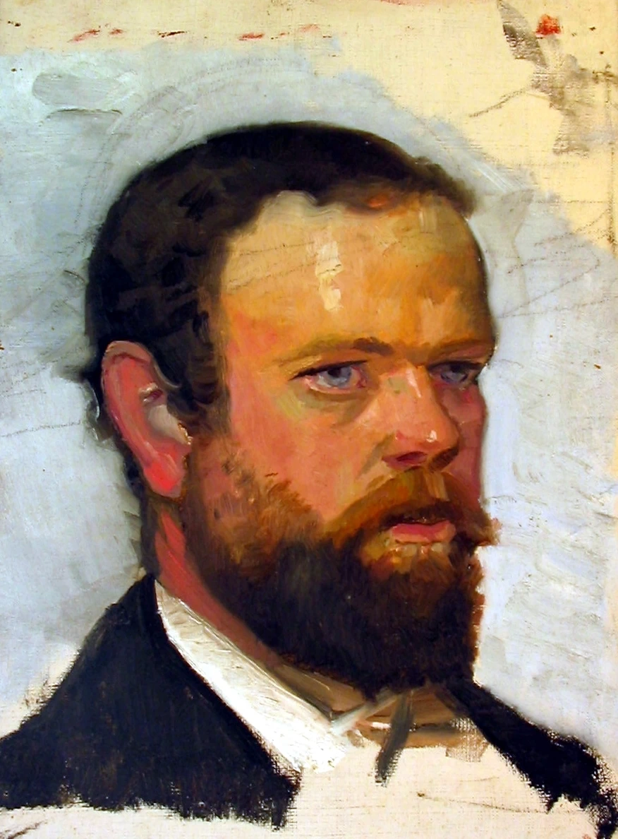 Adrian Scott Stokes - Ritratto dell'artista da Michael Ancher